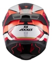 Casco Moto Integral Axxis Fenix Con Spoiler Rpm Negro/rojo Turbulence B5 Brillo L