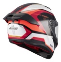 Casco Moto Integral Axxis Fenix Con Spoiler Rpm Negro/rojo Turbulence B5 Brillo Xxl