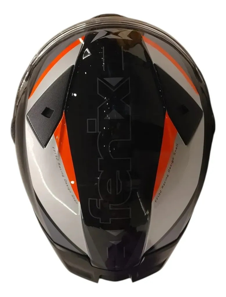 Casco Moto Integral Axxis Fenix Con Spoiler Rpm Gris Turbulence Z2 Brillo Xl