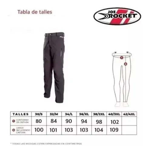 Pantalon Moto Hombre Joe Rocket Atomic Cordura Rpm Xxxxxl
