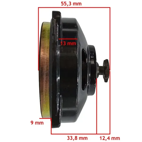 Campana  Embrague Completo Mini Cuatriciclo Rpm 7 Estrias