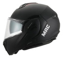 Casco Moto Rebatible Mac Ff628 Eclipse Doble Visor Rpm Negro Solid Mate S
