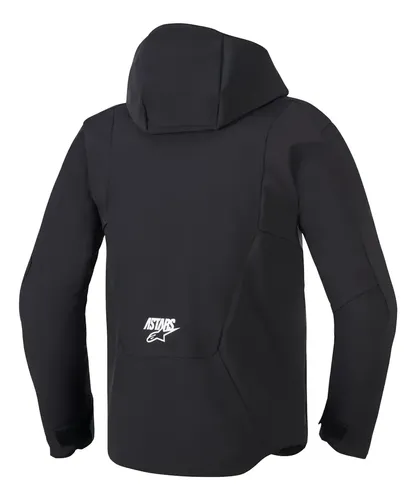 Campera Moto Hombre Alpinestars Aeroshell Wp Jacket Rpm Negro Liso M