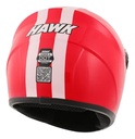 Casco Integral Para Niños Hawk Rsjuniorx Rpm Rojo Viper Brillante L