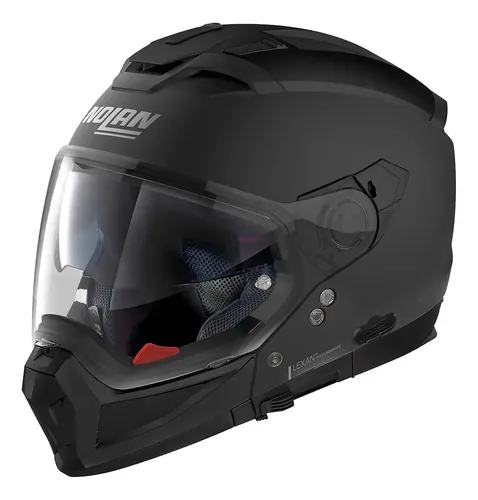 Casco Moto Nolan Cross Modular N70-2 X Doble Visor Rpm Negro Classic 302 Mate L