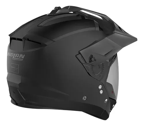 Casco Moto Nolan Cross Modular N70-2 X Doble Visor Rpm Negro Classic 302 Mate L