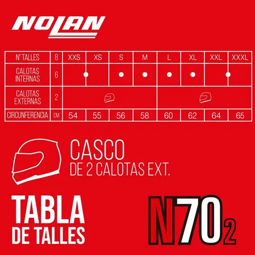 Casco Moto Nolan Cross Modular N70-2 X Doble Visor Rpm Negro Classic 302 Mate L
