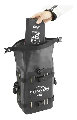 Bolso Cargo Moto Impermeable Givi Grt722b Rpm Negro