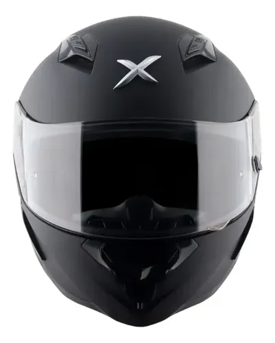Casco Moto Integral Axor Hunter Aleron Rpm Negro Solid Mate M