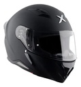 Casco Moto Integral Axor Hunter Aleron Rpm Negro Solid Mate M