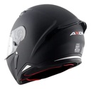 Casco Moto Integral Axor Hunter Aleron Rpm Negro Solid Mate M