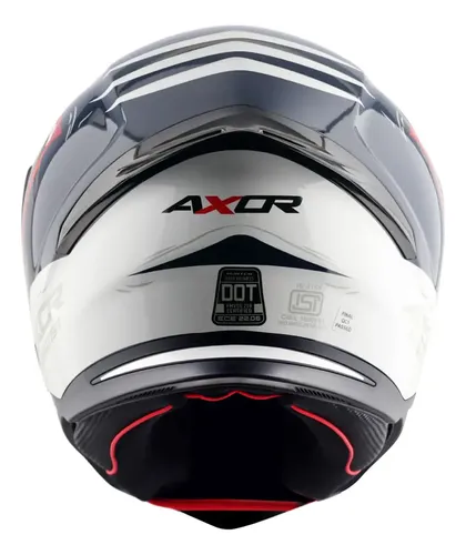 Casco Moto Integral Axor Hunter Aleron Rpm Azul/blanco Shark Brillante Xl