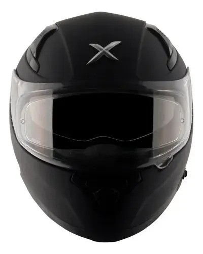 Casco Moto Integral Axor Apex Doble Visor Rpm Negro Solid Mate M