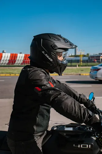 Casco Moto Abierto Mentonera Desmontable Ls2 606 Drifter Rpm Negro Solid Mate Xl