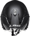 Casco Moto Abierto Mentonera Desmontable Ls2 606 Drifter Rpm Negro Solid Mate L