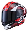 Casco Moto Integral S-r7 Alpinestars Rpm Negro/rojo/blanco Kinetis Brillante M