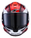 Casco Moto Integral S-r7 Alpinestars Rpm Negro/rojo/blanco Kinetis Brillante M