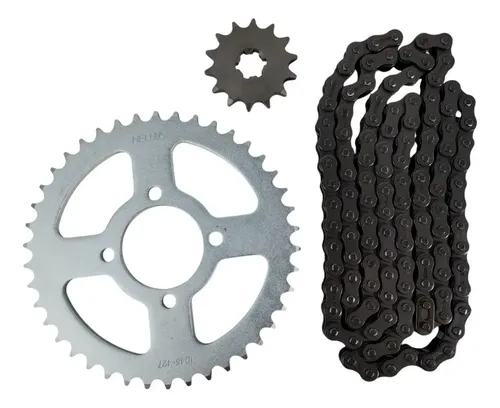Kit Transmision Hellux Suzuki Ax 100 14/42 Rpm Plateado