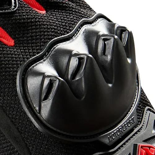Guantes Moto Hombre Scoyco Mc29 Con Protecciones Rpm Negro/rojo Xl
