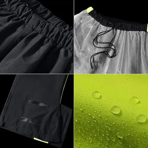 Traje De Lluvia Moto Scoyco Rc09 Reflectante Impermeable Rpm Negro/amarillo M