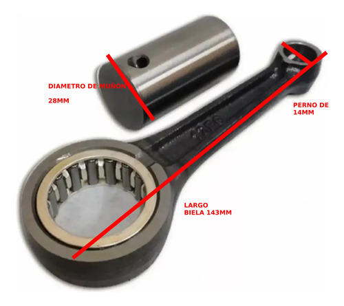 Kit Biela Suzuki Gixxer 150 Calidad Original Rpm