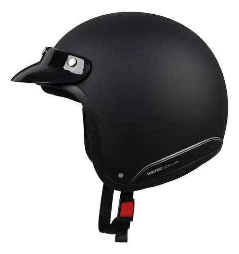 Casco Abierto Moto Vertigo V10 Fluid Rpm Negro Mate Xs