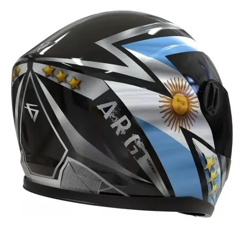 Casco Moto Integral Vertigo V32 Influence Argentina Rpm Argentina Brillante S