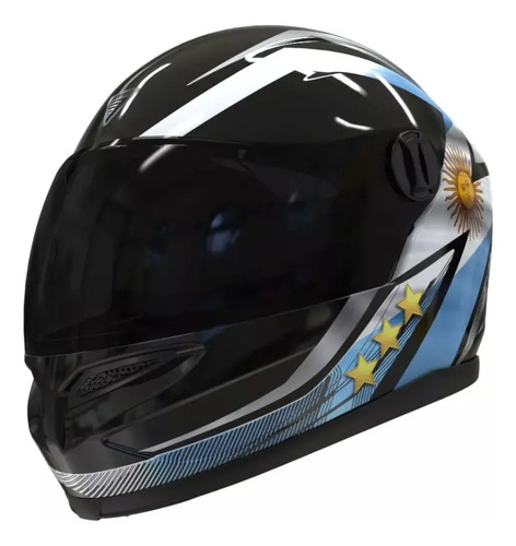 Casco Moto Integral Vertigo V32 Influence Argentina Rpm Argentina Brillante S
