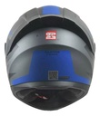 Casco Moto Integral Gp23 Raptor + Visor Transparente Rpm Azul Ws-609 Mate S