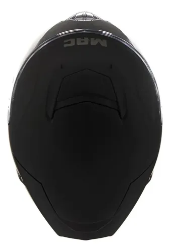 Casco Moto Integral Mac Ff956 Ozono + Visor Oscuro Rpm Negro Solid Mate M