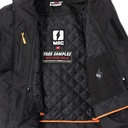 Campera Moto Mujer Mac Cardinal Cordura Protecciones Rpm Negro Cardinal L