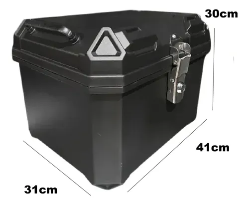 Baúl Porta Objetos Rpm Negro 41x31x30cm 1 Casco Negro