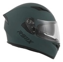 Casco Moto Integral Hawk Rs11x Doble Visor Rpm Verde Petroleo Solid Mate M