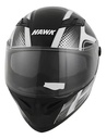 Casco Moto Integral Hawk Rs11x Doble Visor Rpm Gris Spike Brillante S