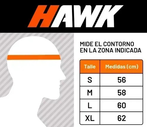 Casco Moto Integral Hawk Rs11x Doble Visor Rpm Gris Spike Brillante S