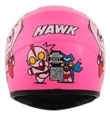Casco Moto Integral Para Niños Hawk Rsjuniorx Rpm Rosa Winnie Hu Brillante L