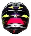 Casco Moto Integral Agv K1 S Alerón Integrado Rpm Negro/violeta/rosa Brillante Fastlap Brillante Xs