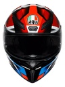 Casco Moto Integral Agv K1 S Alerón Integrado Rpm Negro/azul/rojo Brillante Fastlap Brillante M