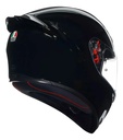 Casco Moto Integral Agv K1 S Alerón Integrado Rpm Negro Solid Brillante Xxl