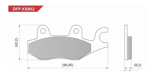 Pastillas Freno Honda Cbx 250 Yamaha Ybr 125 Rpm