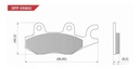 Pastillas Freno Honda Cbx 250 Yamaha Ybr 125 Rpm