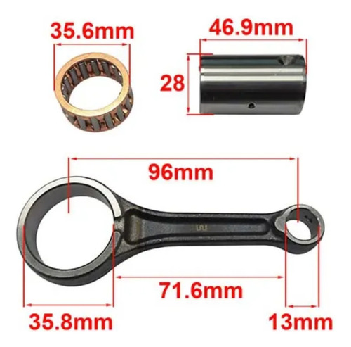 Kit Biela Completa Honda Cb 125 F Twister Rpm