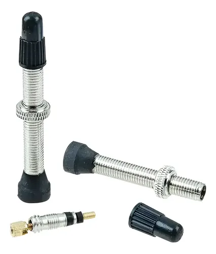 Kit Par De Válvulas Tubeless Encore 60 Mm Rpm Gris
