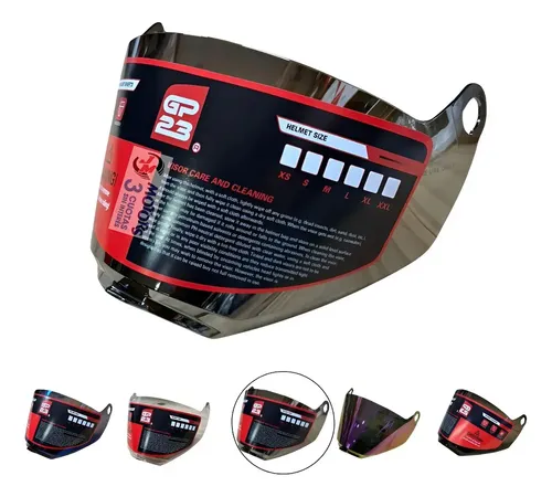 Visor Casco Moto Gp23 Bubba Cr800 Rpm