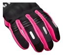 Guantes Moto Mujer Tactiles City Neoprene Con Proteccion Rpm Negro/rosa S