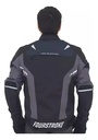 Campera Moto Warrior Waterproof Jacket 4t Fourstroke Rpm Azul Oscuro V2 Xxxl
