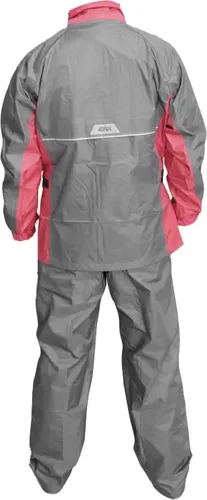 Piloto Lluvia Moto Conjunto Traje Givi Rider Tech Rpm Gris/rojo M