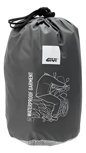 Piloto Lluvia Moto Conjunto Traje Givi Rider Tech Rpm Gris/rojo M