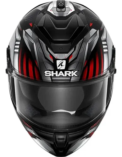 Casco Integral Moto Shark Spartan Gt Pro Doble Visor Rpm Negro/rojo Replikan Mate M