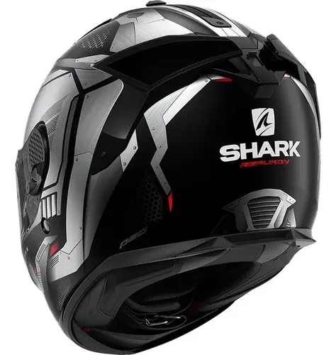 Casco Integral Moto Shark Spartan Gt Pro Doble Visor Rpm Negro/rojo Replikan Mate M